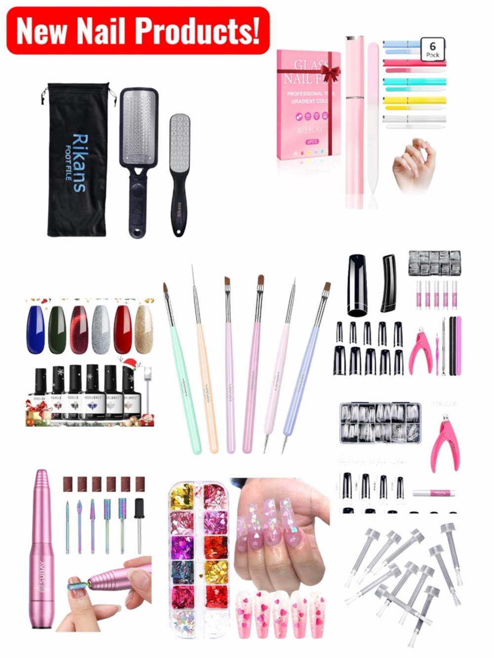 💅✨ Ultimate Nail Care & Nail Art Bundle – All Brand New